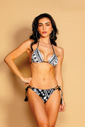 Bikini Set - Cotton flower - Tie-side