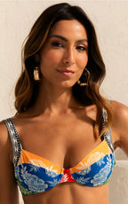 Bikini Set - Floral Soul - Reversible bottom Fio