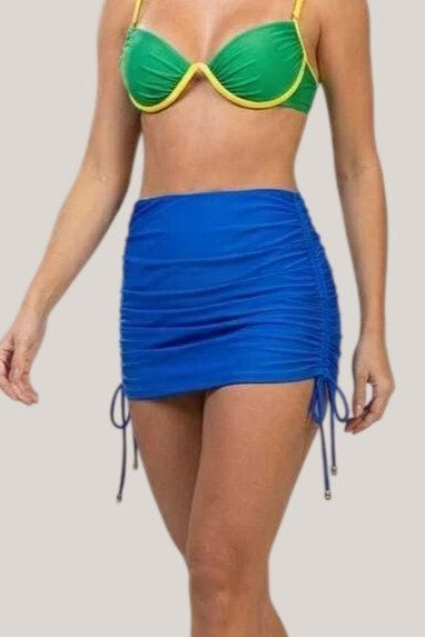 brazilian mini skirt blue brazilcore adjustable perfect fit 