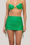 brazilian mini skirt green brazilcore adjustable perfect fit 