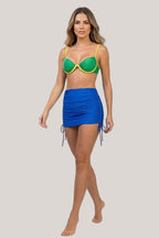 brazilian mini skirt blue brazilcore adjustable perfect fit 